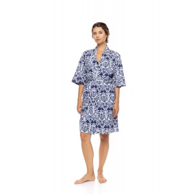 S1557 - Type - ROBE BLUE TROPICAL- (S1557)