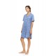 S1560 - Type - NIGHTGOWN BUTTONED DALMATIAN DENIM- (S1560) S1560 - Type - NIGHTGOWN BUTTONED DALMATIAN DENIM- (S1560)
