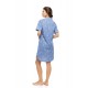 S1560 - Type - NIGHTGOWN BUTTONED DALMATIAN DENIM- (S1560) S1560 - Type - NIGHTGOWN BUTTONED DALMATIAN DENIM- (S1560)