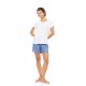 S1561 - Type - PYJAMA SHORT DALMATIAN DENIM- (S1561)