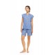 S1564 - Type - PYJAMA SHORT DALMATIAN DENIM- (S1564) S1564 - Type - PYJAMA SHORT DALMATIAN DENIM- (S1564)
