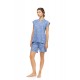 S1564 - Type - PYJAMA SHORT DALMATIAN DENIM- (S1564) S1564 - Type - PYJAMA SHORT DALMATIAN DENIM- (S1564)