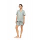 S1567 - Type - PYJAMA BUTTONED SHORT PANTS JADE LEO- (S1567) S1567 - Type - PYJAMA BUTTONED SHORT PANTS JADE LEO- (S1567)