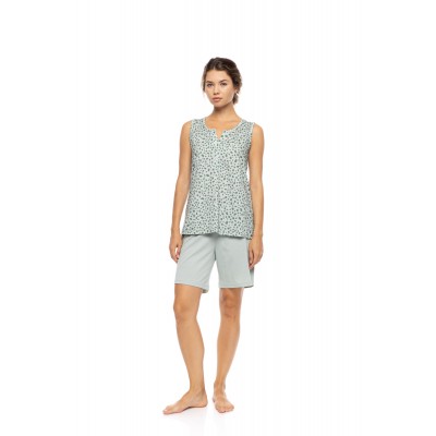 S1570 - Type - PYJAMA SHORTS JADE LEO- (S1570)