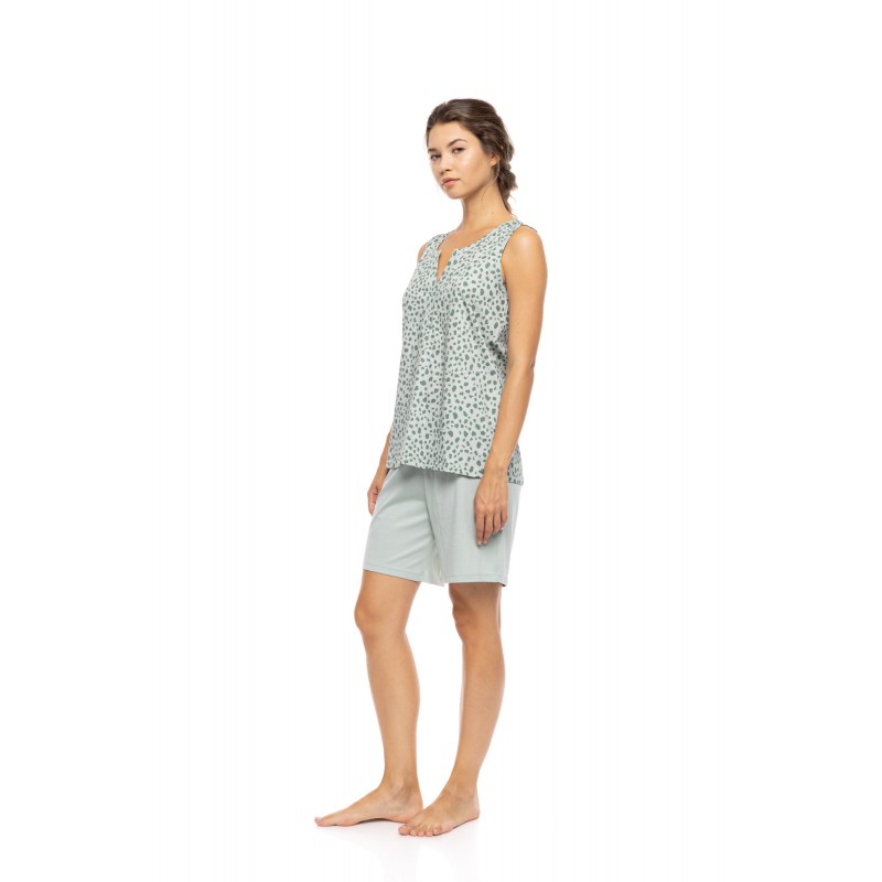 S1570 - Type - PYJAMA SHORTS JADE LEO- (S1570)