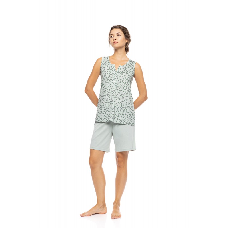S1570 - Type - PYJAMA SHORTS JADE LEO- (S1570)
