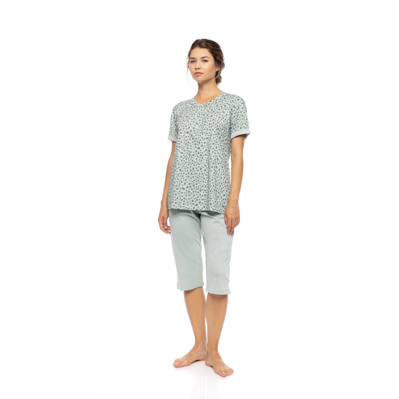 S1572 - Type - PYJAMA CAPRI JADE LEO- (S1572)