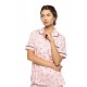 S1577 - Type - PYJAMA BUTTONED SHORT PANTS LITTLE HEART PINK- (S1577)
