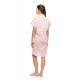 S1578 - Type - NIGHTGOWN BUTTONED LITTLE HEART PINK- (S1578)