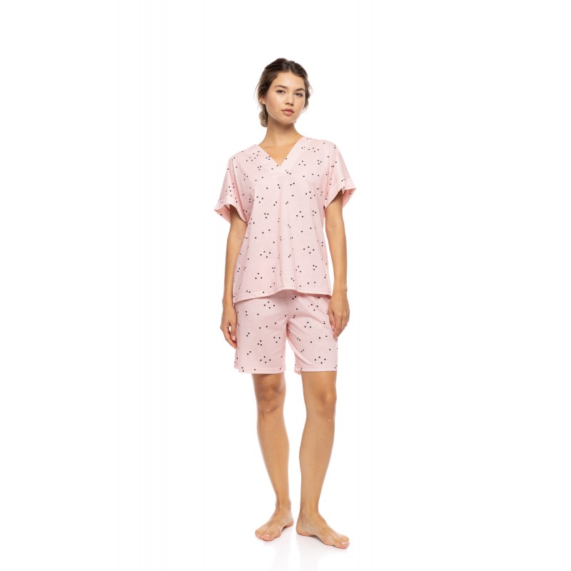 S1581 - Type - PYJAMA SHORTS LITTLE HEART PINK- (S1581)