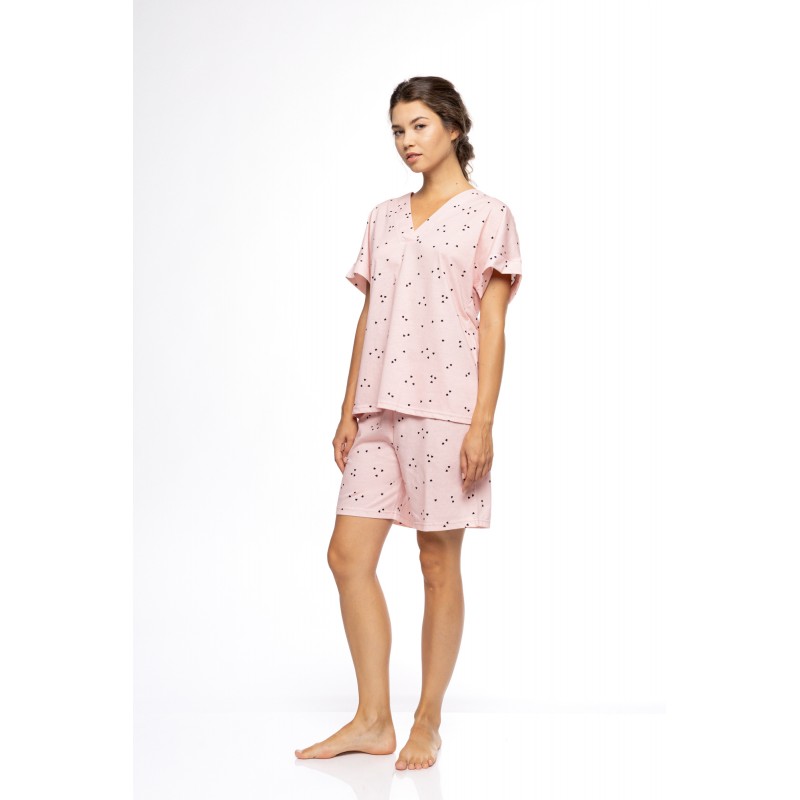 S1581 - Type - PYJAMA SHORTS LITTLE HEART PINK- (S1581)