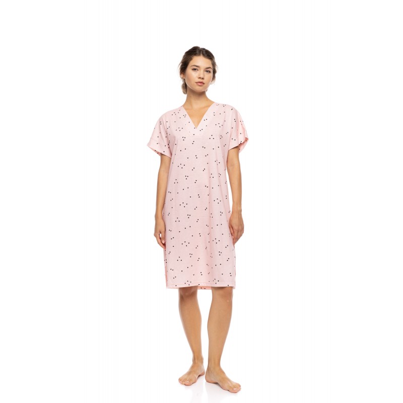 S1582 - Type - NIGHTGOWN LITTLE HEART PINK- (S1582)