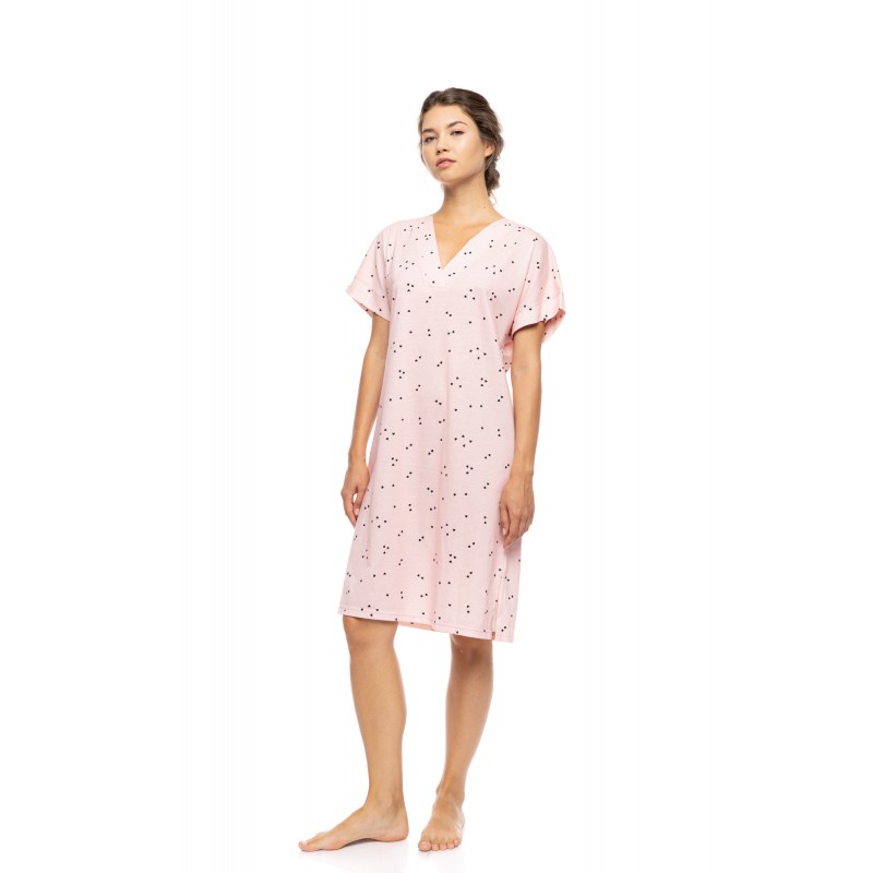 S1582 - Type - NIGHTGOWN LITTLE HEART PINK- (S1582)