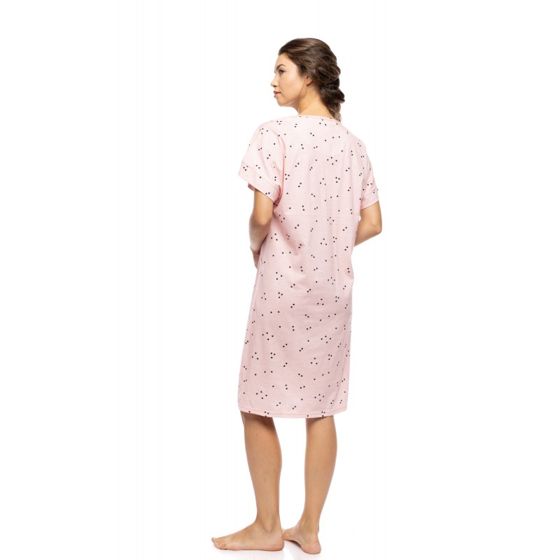 S1582 - Type - NIGHTGOWN LITTLE HEART PINK- (S1582)