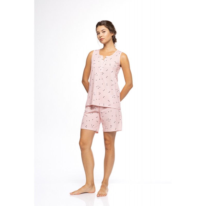 S1583 - Type - PYJAMA SHORTS LITTLE HEART PINK- (S1583)