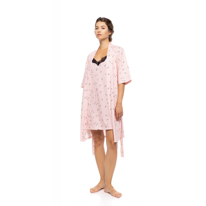 S1584_R - Type - ROBE LITTLE HEART PINK- (S1584_R)