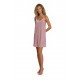 S1588 - Raspberry - NIGHTGOWN SUMMER GEO- (S1588) S1588 - Raspberry - NIGHTGOWN SUMMER GEO- (S1588)