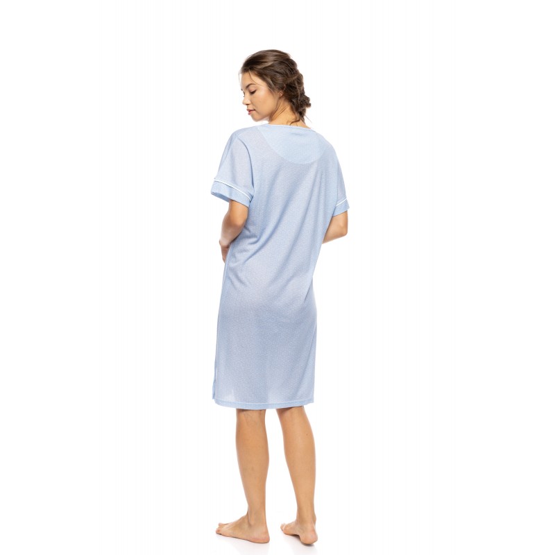 S1590 - Blue Cloud - NIGHTGOWN SUMMER GEO- (S1590) S1590 - Blue Cloud - NIGHTGOWN SUMMER GEO- (S1590)