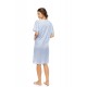 S1590 - Blue Cloud - NIGHTGOWN SUMMER GEO- (S1590) S1590 - Blue Cloud - NIGHTGOWN SUMMER GEO- (S1590)