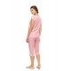 S1591 - Blue Cloud - PYJAMAS CAPRI SUMMER GEO- (S1591) S1591 - Blue Cloud - PYJAMAS CAPRI SUMMER GEO- (S1591)