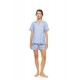 S1594 - Type - PYJAMA BUTTONED SHORT PANTS MARINIERE- (S1594) S1594 - Type - PYJAMA BUTTONED SHORT PANTS MARINIERE- (S1594)