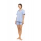 S1594 - Type - PYJAMA BUTTONED SHORT PANTS MARINIERE- (S1594) S1594 - Type - PYJAMA BUTTONED SHORT PANTS MARINIERE- (S1594)