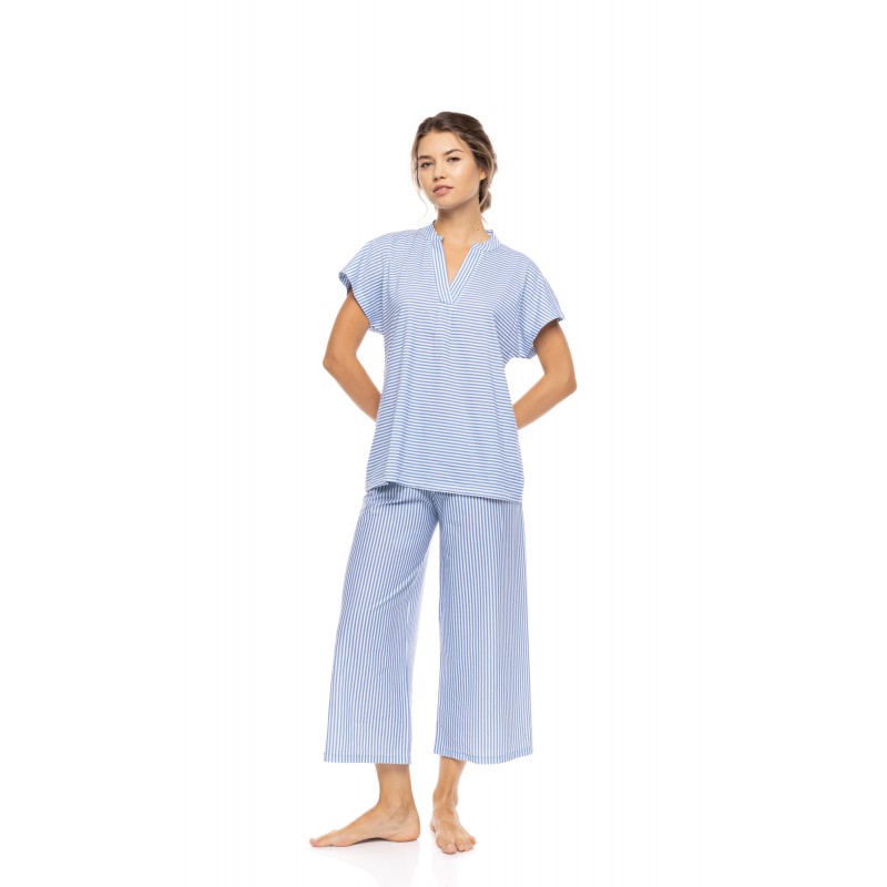 S1595 - Type - PYJAMA LONG PANTS MARINIERE- (S1595) S1595 - Type - PYJAMA LONG PANTS MARINIERE- (S1595)