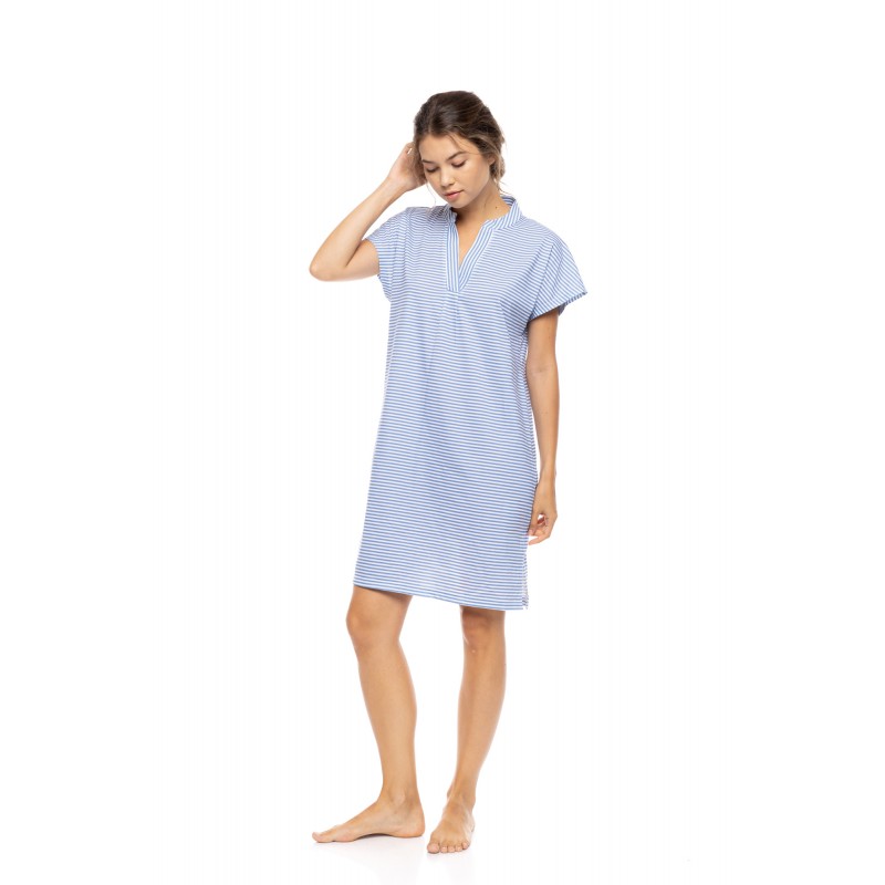 S1596 - Type - NIGHTGOWN MARINIERE- (S1596) S1596 - Type - NIGHTGOWN MARINIERE- (S1596)