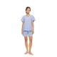 S1597 - Type - PYJAMA SHORT MARINIERE- (S1597)