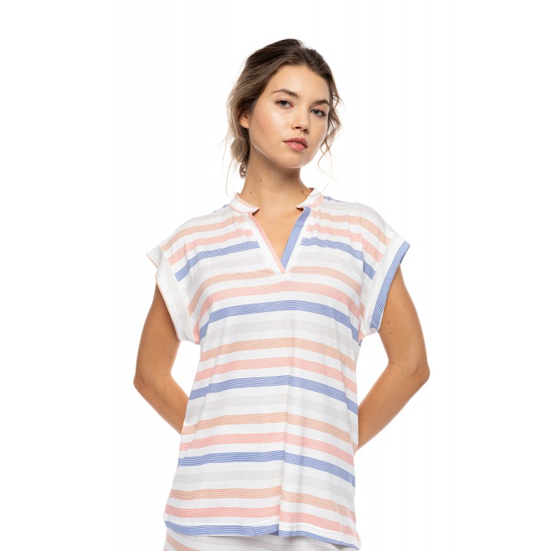 S1602 - Type - PYJAMAS SHORTS SUNSET STRIPE- (S1602) S1602 - Type - PYJAMAS SHORTS SUNSET STRIPE- (S1602)