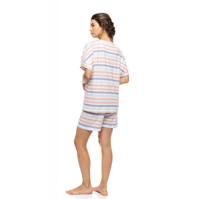 S1604 - Type - PYJAMAS SHORTS SUNSET STRIPE- (S1604)