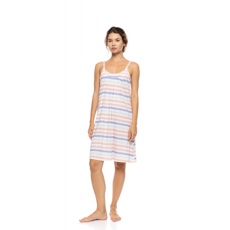 S1607 - Type - NIGHTGOWN SUNSET STRIPE- (S1607)