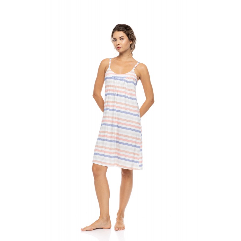 S1607 - Type - NIGHTGOWN SUNSET STRIPE- (S1607)