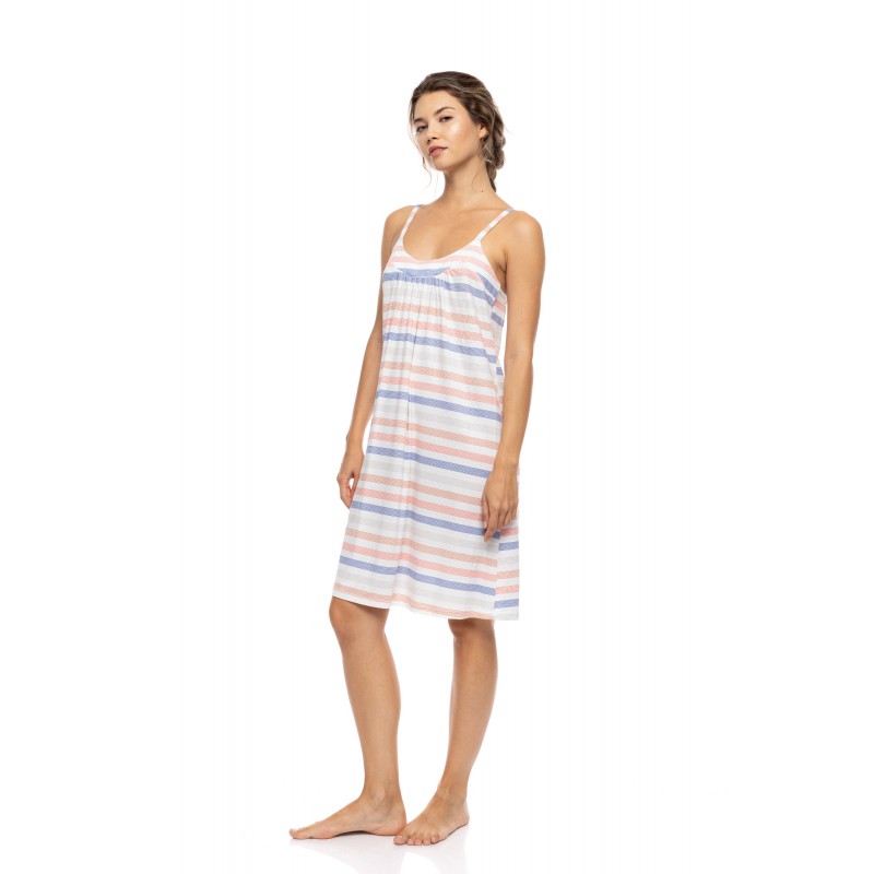 S1607 - Type - NIGHTGOWN SUNSET STRIPE- (S1607)