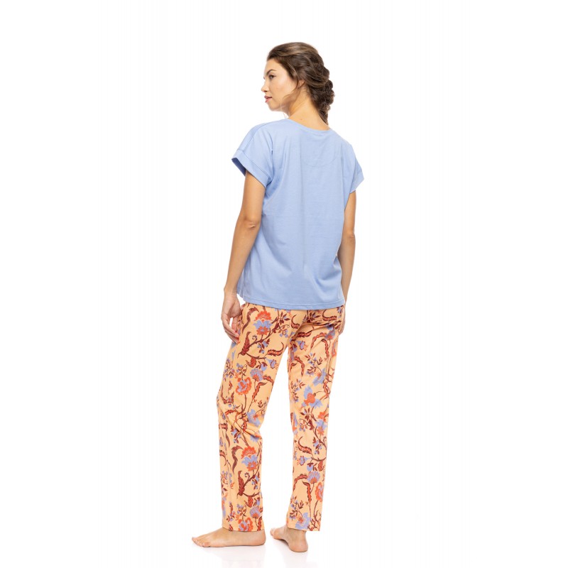 S1609 - Type - PYJAMAS LONG PANTS TROPICAL FLOWER- (S1609) S1609 - Type - PYJAMAS LONG PANTS TROPICAL FLOWER- (S1609)