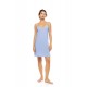S1612 - Blue Cloud - NIGHTGOWN SOLID TROPICAL FLOWER- (S1612) S1612 - Blue Cloud - NIGHTGOWN SOLID TROPICAL FLOWER- (S1612)