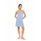S1612 - Blue Cloud - NIGHTGOWN SOLID TROPICAL FLOWER- (S1612) S1612 - Blue Cloud - NIGHTGOWN SOLID TROPICAL FLOWER- (S1612)