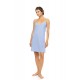 S1612 - Blue Cloud - NIGHTGOWN SOLID TROPICAL FLOWER- (S1612) S1612 - Blue Cloud - NIGHTGOWN SOLID TROPICAL FLOWER- (S1612)