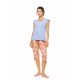 S1613 - Type - PYJAMA CAPRI TROPICAL FLOWER- (S1613) S1613 - Type - PYJAMA CAPRI TROPICAL FLOWER- (S1613)