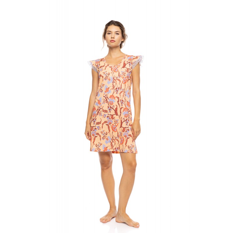 S1614 - Type - NIGHTGOWN TROPICAL FLOWER- (S1614) S1614 - Type - NIGHTGOWN TROPICAL FLOWER- (S1614)