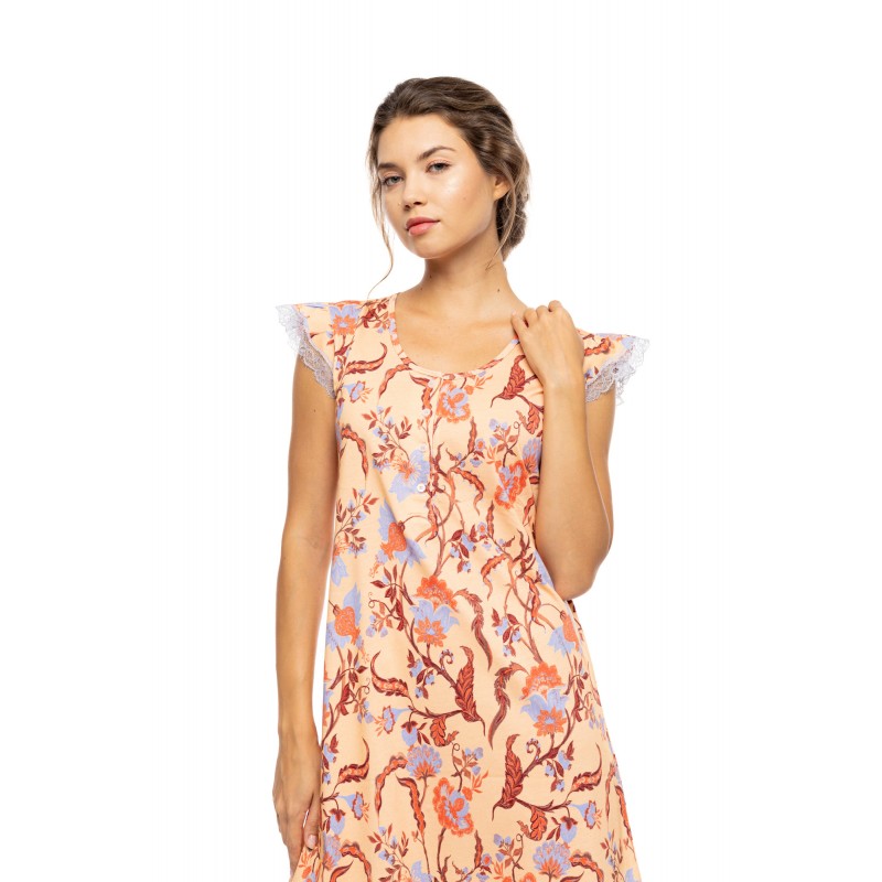 S1614 - Type - NIGHTGOWN TROPICAL FLOWER- (S1614) S1614 - Type - NIGHTGOWN TROPICAL FLOWER- (S1614)