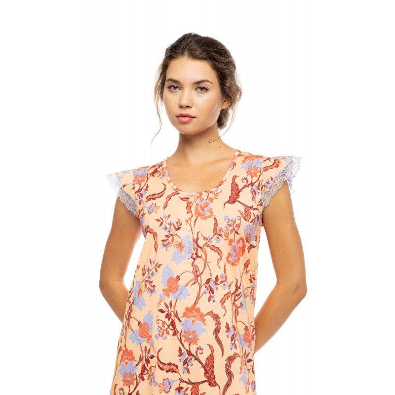 S1614 - Type - NIGHTGOWN TROPICAL FLOWER- (S1614) S1614 - Type - NIGHTGOWN TROPICAL FLOWER- (S1614)