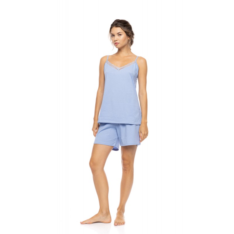 S1615 - Blue Cloud - BABYDOLL PASTEL SOLID- (S1615)