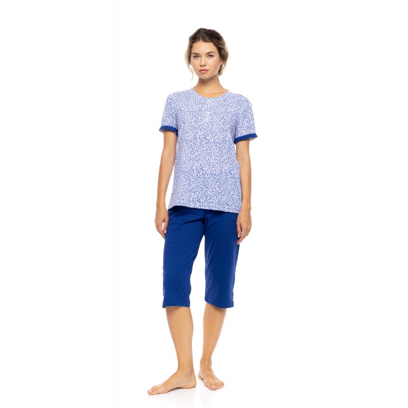 S1619 - Type - PYJAMA CAPRI SUMMER DAISY- (S1619) S1619 - Type - PYJAMA CAPRI SUMMER DAISY- (S1619)