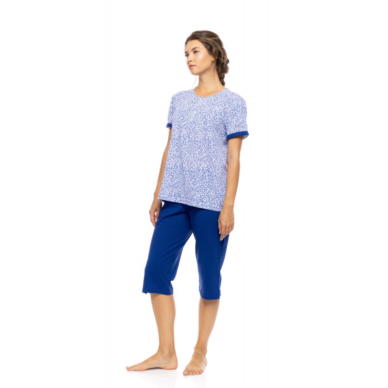 S1619 - Type - PYJAMA CAPRI SUMMER DAISY- (S1619) S1619 - Type - PYJAMA CAPRI SUMMER DAISY- (S1619)