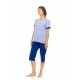 S1619 - Type - PYJAMA CAPRI SUMMER DAISY- (S1619) S1619 - Type - PYJAMA CAPRI SUMMER DAISY- (S1619)