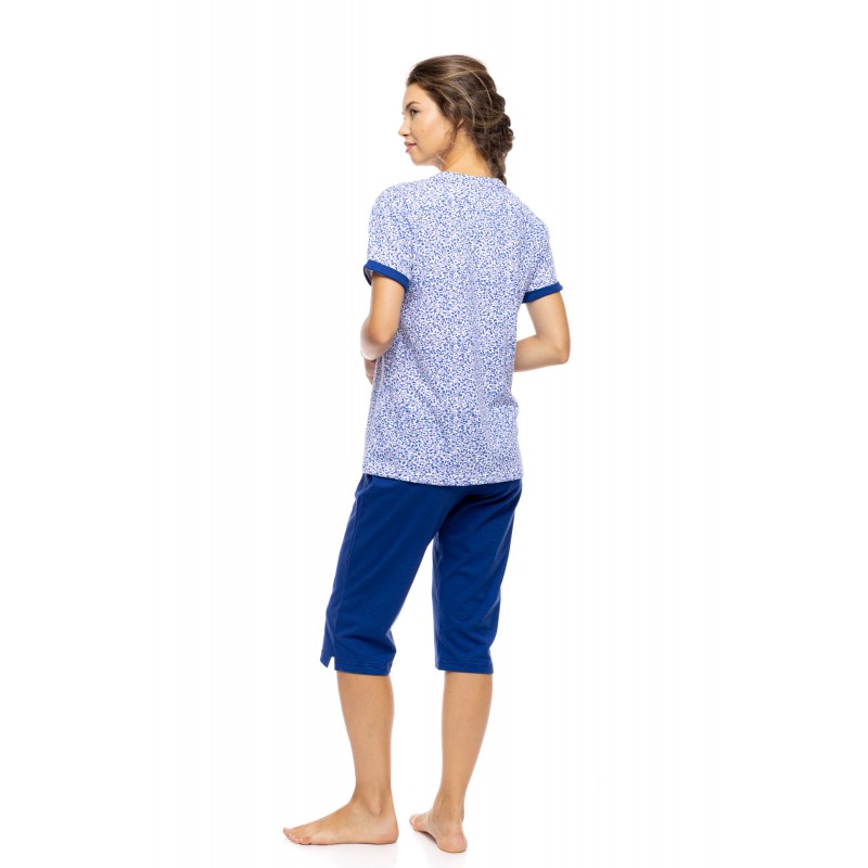 S1619 - Type - PYJAMA CAPRI SUMMER DAISY- (S1619) S1619 - Type - PYJAMA CAPRI SUMMER DAISY- (S1619)