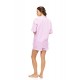 S1625 - Baby Pink - PYJAMA BUTTONED SHORT PANTS DUO STRIPE- (S1625)