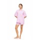 S1625 - Blue Cloud - PYJAMA BUTTONED SHORT PANTS DUO STRIPE- (S1625) S1625 - Blue Cloud - PYJAMA BUTTONED SHORT PANTS DUO STRIPE- (S1625)