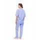 S1626 - Blue Cloud - PYJAMA BUTTONED LONG PANTS DUO STRIPE- (S1626) S1626 - Blue Cloud - PYJAMA BUTTONED LONG PANTS DUO STRIPE- (S1626)